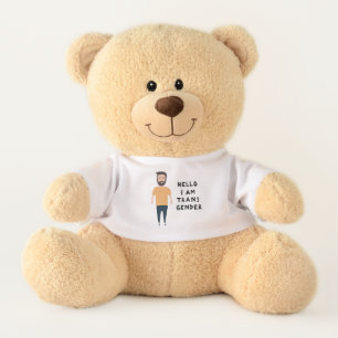 Hello I Am Transgender Teddy Bear