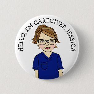 Hello, I'm Caregiver Add Name Button