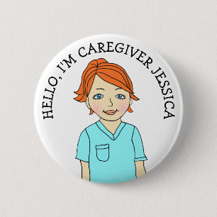 Hello, I'm Caregiver Add Name Button