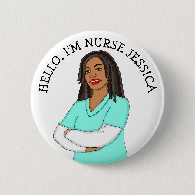 Hello, I'm Nurse Add Name   Button (Front)