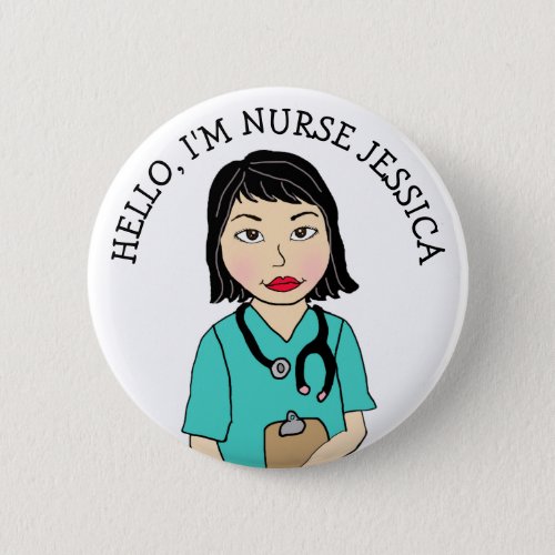 Hello Im Nurse Add Name Button