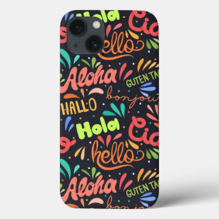 Hello In Different Languages iPhone 13 Case