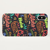 Hello In Different Languages Case-Mate iPhone Case (Back (Horizontal))