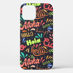 Hello In Different Languages iPhone 12 Pro Case