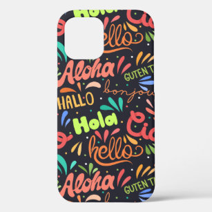 Hello In Different Languages iPhone 12 Case
