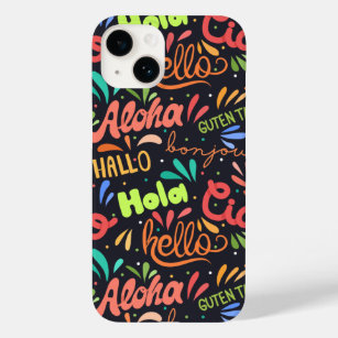 Hello In Different Languages Case-Mate iPhone 14 Case