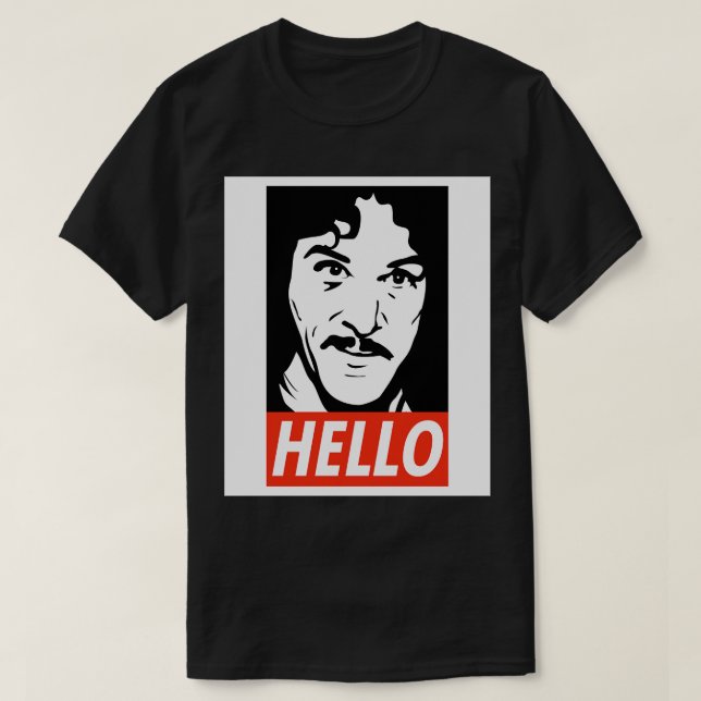 Hello Inigo Montoya Baseball TShirt (Design Front)