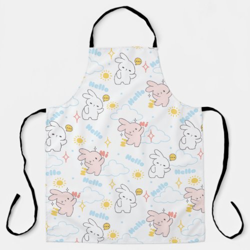 Hello Its Bunny Time Loppi Tokki Moments Apron