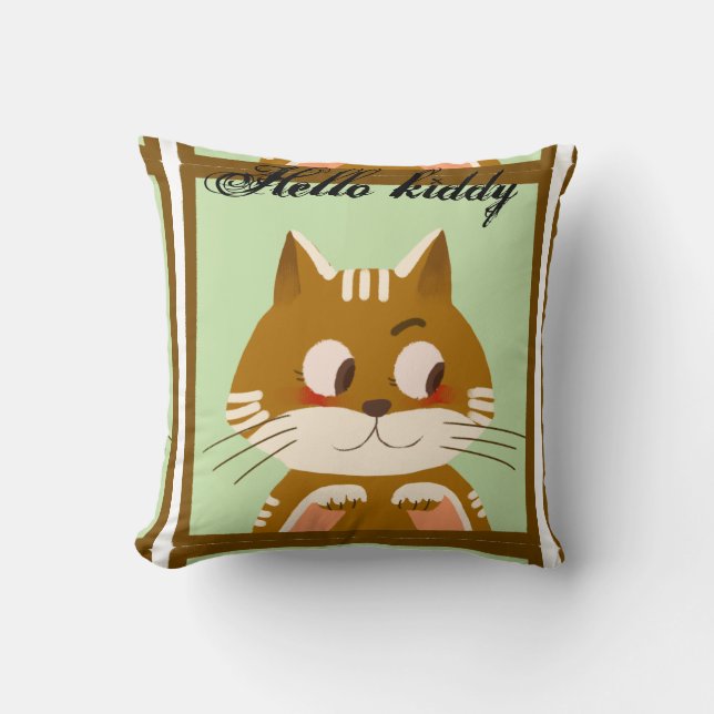 Hello kiddy pillow  (Front)