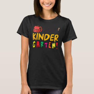 Hello Kinder Garten First Day Of School Back To S T-Shirt