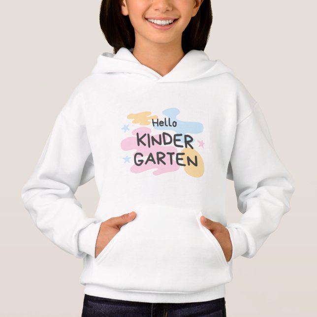 Hello Kinder Garten Hoodie (Front)