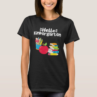 Hello Kindergarten Back To School Kinder Preschool T-Shirt