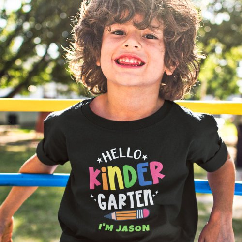 Hello kindergarten back to school T_Shirt