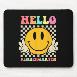 Hello Kindergarten Byck To School Groovy Teacher S Mouse Pad