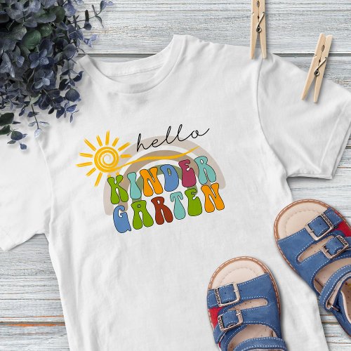 Hello Kindergarten for Boys and Girls Baby T_Shirt