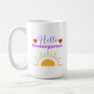 Hello Kindergarten - Fun Teacher Coffee Mug