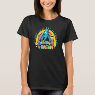 Hello Kindergarten Happy First Day Of School Teach T-Shirt