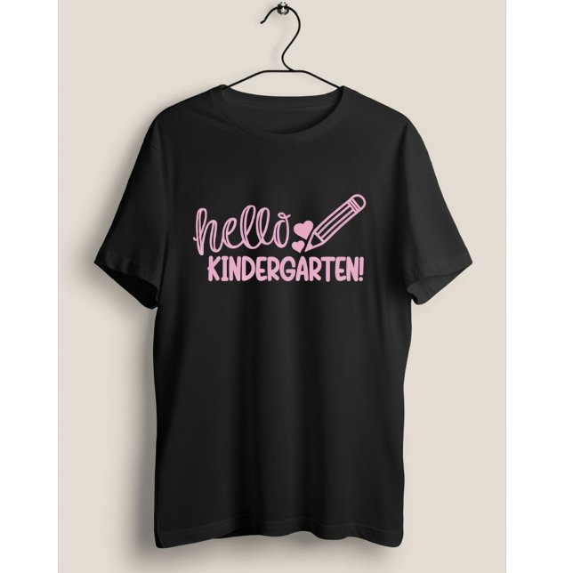 Hello Kindergarten Pencil Cute Back to School Gift T-Shirt (Creator Uploaded)