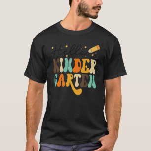 Hello Kindergarten Team Kindergarten Teacher Back T-Shirt