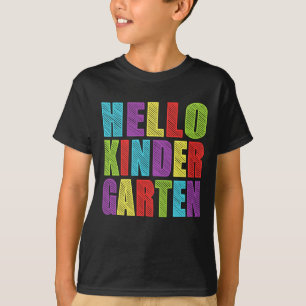 Hello Kindergaten - 1st Day Of Kindergarten Cute T-Shirt Hello Kindergaten - 1st Day Of Kindergarten Cute T-Shirt