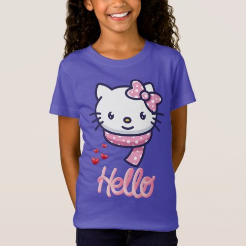 hello kitten T_Shirt