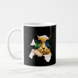 Hello Kitten Torn Cloth Funny Cat Lover Owner Cat  Coffee Mug