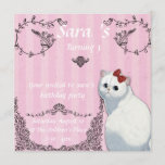 Hello Kitty Fancy  Party Invitation