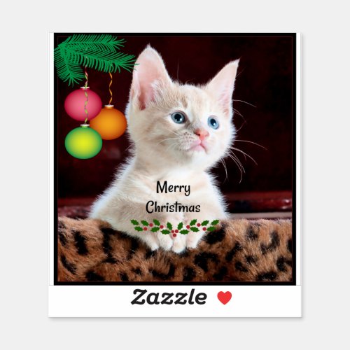 Hello Kitty festive Christmas design Sticker