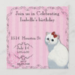 Hello Kitty Ribbon Invitation