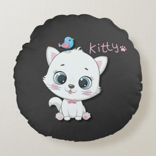     Hello Kitty Round Pillow
