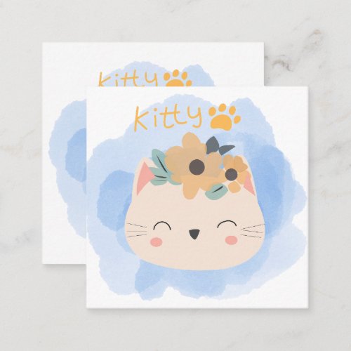     Hello Kitty Square Business Card