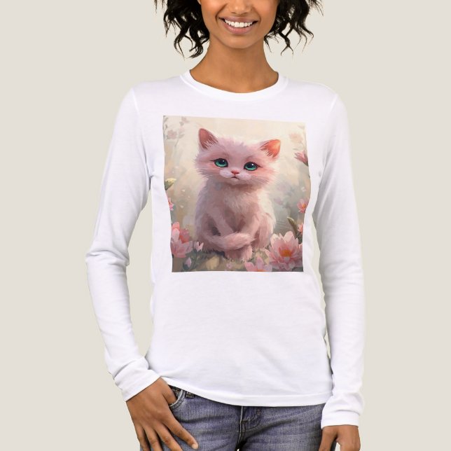 Hello kity Tri-Blend shirt (Front)