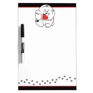 HELLO KOKORO Chow dog Dry Erase Board