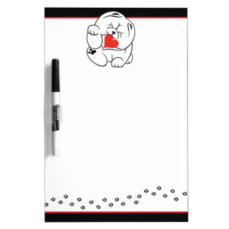 HELLO KOKORO  Chow dog Dry Erase Board