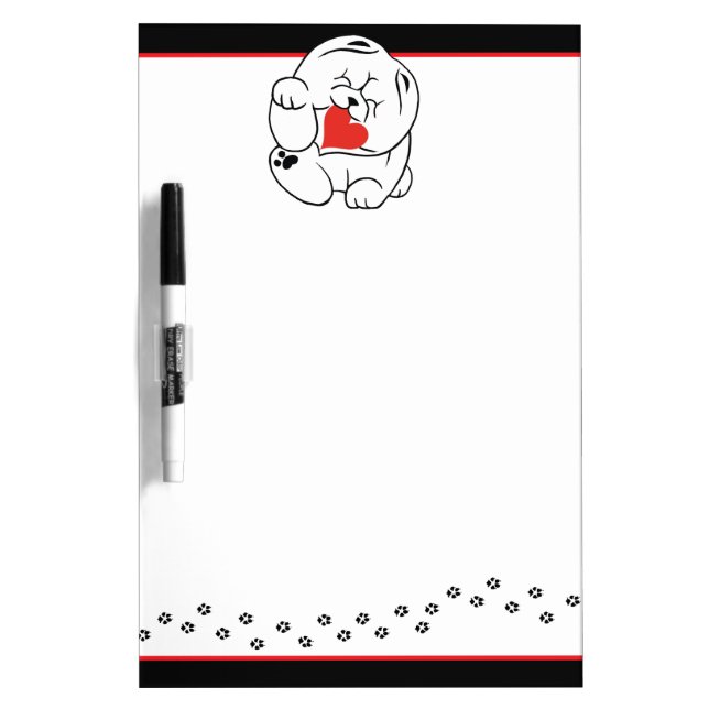 HELLO KOKORO  Chow dog Dry Erase Board (Front)
