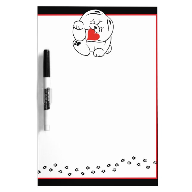 HELLO KOKORO  Chow dog Dry Erase Board (Front)