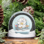 HELLO KOKORO  Chow dog holiday Snow Globe