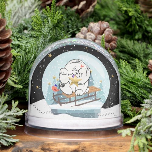 HELLO KOKORO  Chow dog holiday Snow Globe