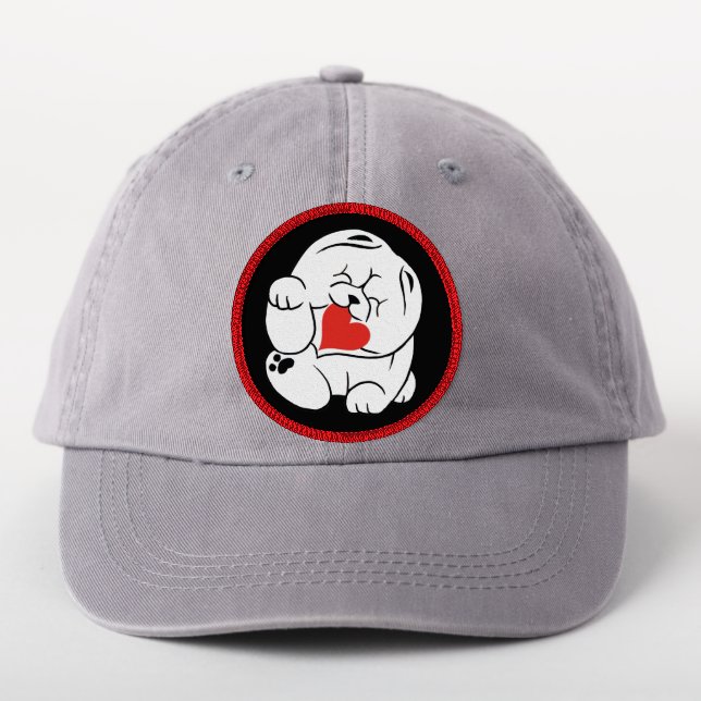 HELLO KOKORO  Chow dog Patch (On Headwear)