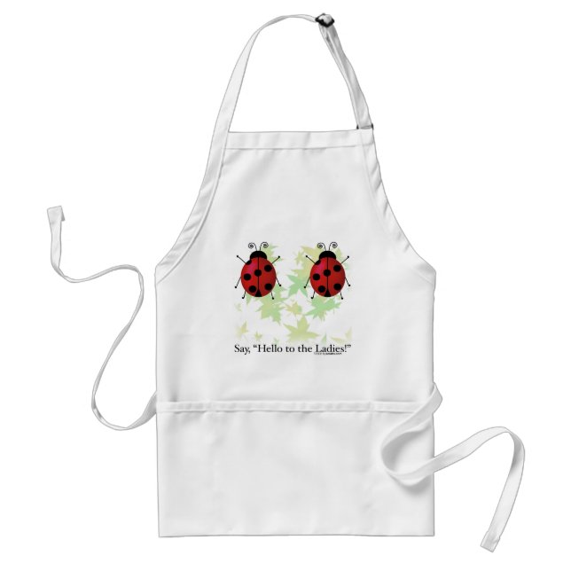 Hello Ladies Adult Apron (Front)