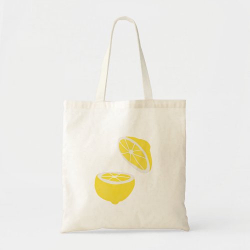 Hello Lemon modern yellow fruit Tote Bag