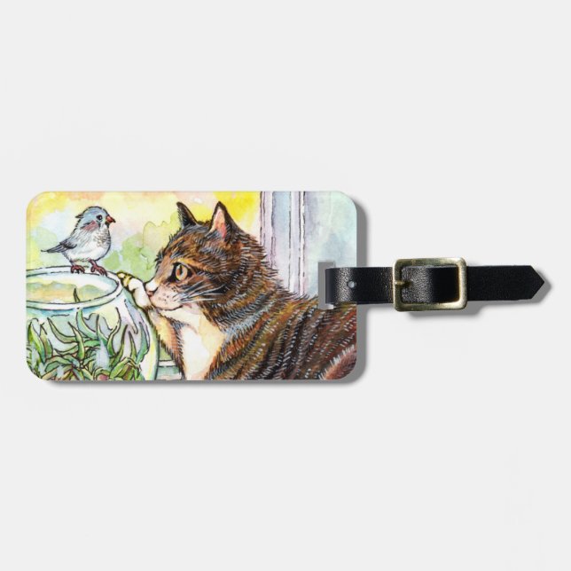 Hello Little Bird Luggage Tag (Front Horizontal)