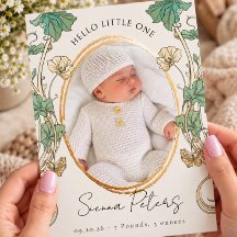 Hello Little One | Botanical Newborn Baby