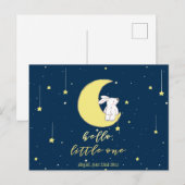 Hello Little One Card - New Baby Girl Card - Pink New Baby Card - Classic Baby