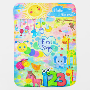 Hello Little One First Steps Baby Blanket