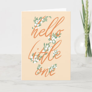 Hello Little One New Baby Card