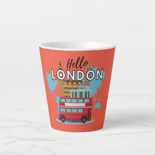 Hello London  Latte Mug