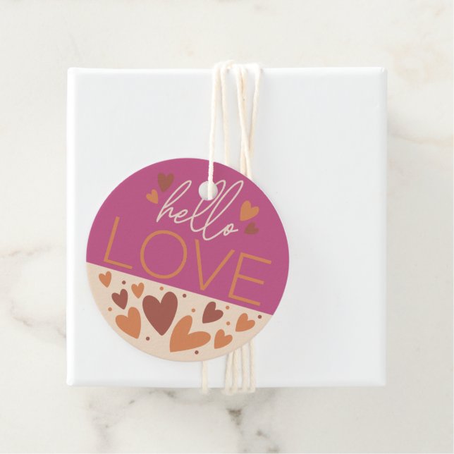 Hello Love Valentine Favor Tags (In Situ)
