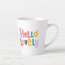 Hello Lovey Latte Mug