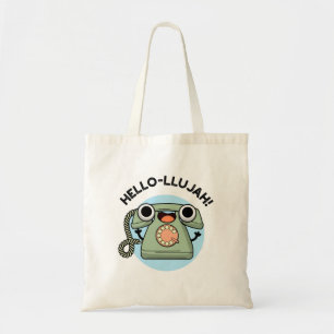 Hello-lujah Funny Telephone Pun Tote Bag
